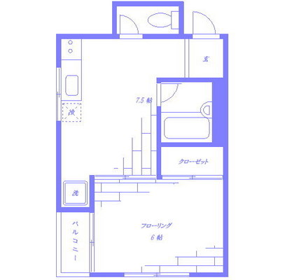 東京都北区神谷2丁目 賃貸マンション 1DK