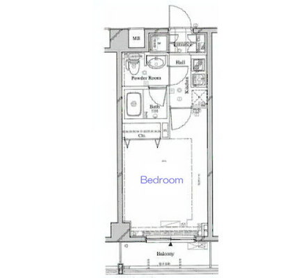 東京都北区田端３丁目 賃貸マンション 1K