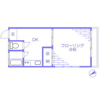 東京都北区上中里１丁目 賃貸アパート 1DK