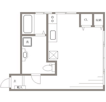 京浜東北線 アパート 1R
