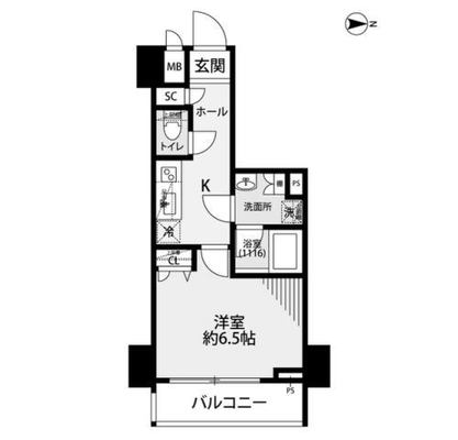 京浜東北線 マンション 1K