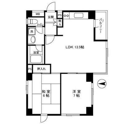 京浜東北線 マンション 2LDK