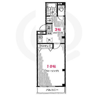 東京都北区田端新町３丁目 賃貸マンション 1K