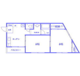 東京都文京区本駒込５丁目 賃貸マンション 2DK