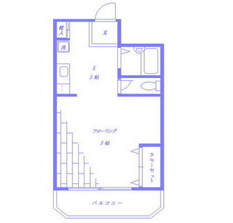 東京都北区東田端１丁目 賃貸マンション 1K