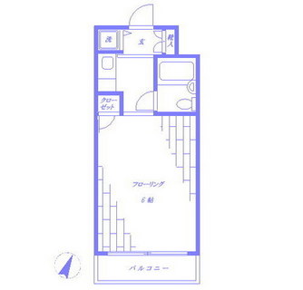 東京都北区中里３丁目 賃貸マンション 1K