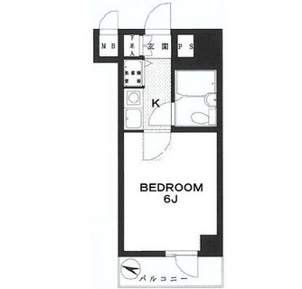 東京都北区田端新町１丁目 賃貸マンション 1K