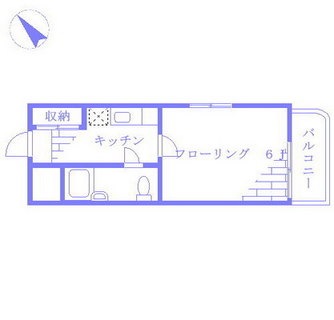 東京都台東区谷中６丁目 賃貸マンション 1K