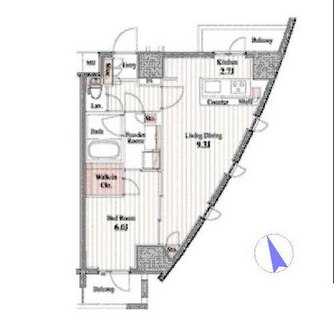 東京都品川区東大井５丁目 賃貸マンション 1LDK
