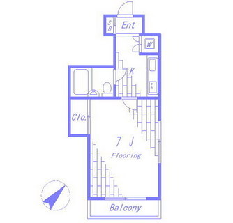 東京都文京区千駄木４丁目 賃貸マンション 1K