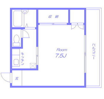 東京都北区東田端１丁目 賃貸マンション 1K