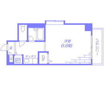 東京都台東区根岸２丁目 賃貸マンション 1K