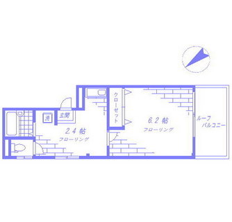 東京都北区田端新町３丁目 賃貸マンション 1K