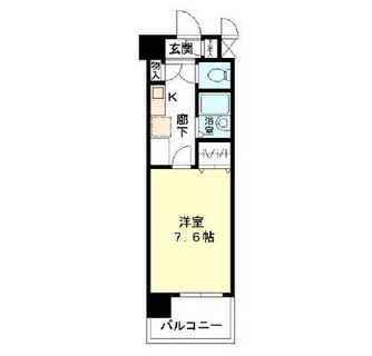 東京都港区芝３丁目 賃貸マンション 1K