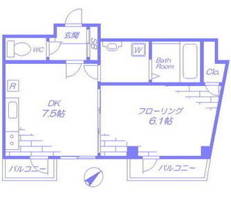 東京都荒川区東日暮里５丁目 賃貸マンション 1DK