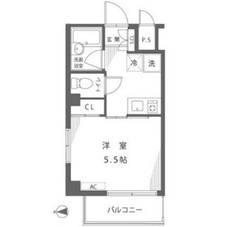 東京都港区芝３丁目 賃貸マンション 1K