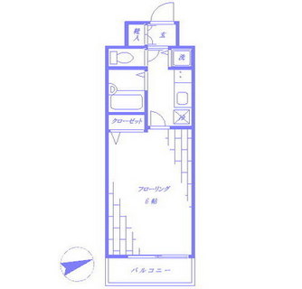 東京都港区芝１丁目 賃貸マンション 1K