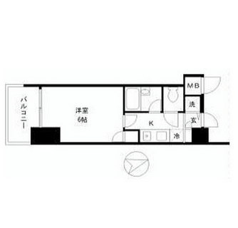 東京都港区芝３丁目 賃貸マンション 1K