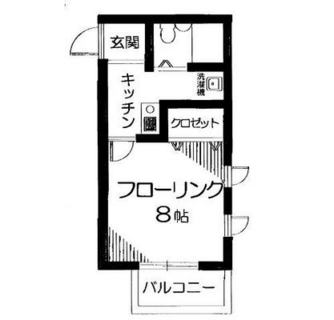 東京都北区滝野川２丁目 賃貸マンション 1K