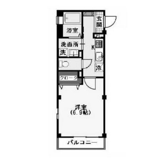 東京都大田区新蒲田２丁目 賃貸マンション 1K