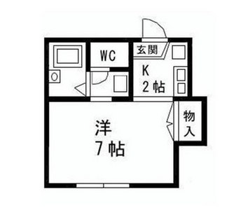 東京都北区上十条２丁目 賃貸マンション 1K