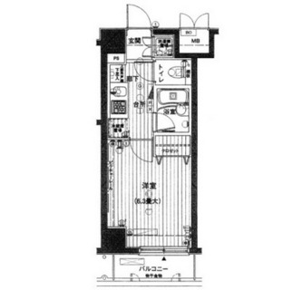 東京都港区浜松町１丁目 賃貸マンション 1K