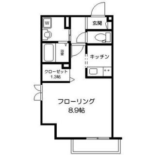 東京都北区田端２丁目 賃貸マンション 1K