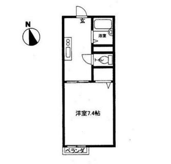 東京都北区西ヶ原１丁目 賃貸アパート 1K