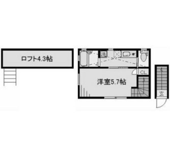 東京都北区西ヶ原２丁目 賃貸アパート 1K