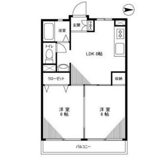 東京都荒川区東尾久４丁目 賃貸マンション 2DK