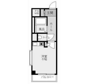 東京都北区上中里２丁目 賃貸マンション 1R