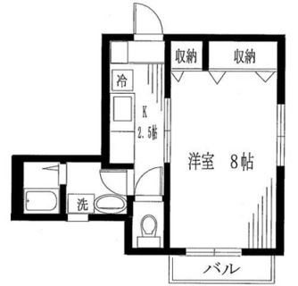 東京都北区滝野川１丁目 賃貸マンション 1K