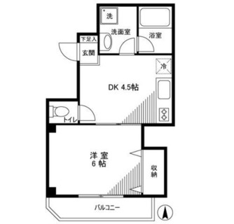 東京都北区上十条１丁目 賃貸マンション 1DK