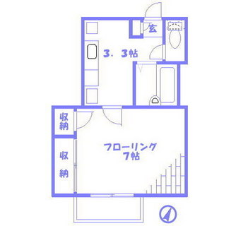 東京都台東区根岸３丁目 賃貸アパート 1K