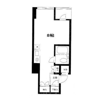 東京都北区田端新町３丁目 賃貸マンション 1R