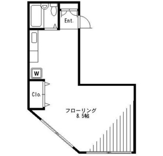 東京都北区赤羽南１丁目 賃貸マンション 1R