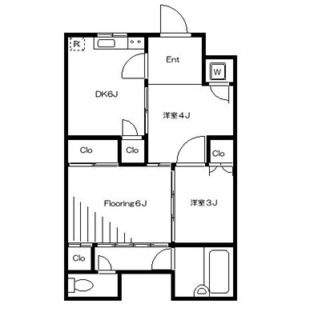 東京都北区中十条３丁目 賃貸アパート 3DK