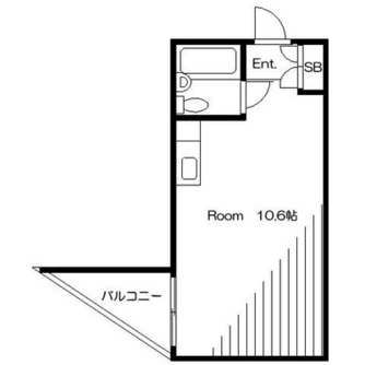 東京都北区田端１丁目 賃貸マンション 1R