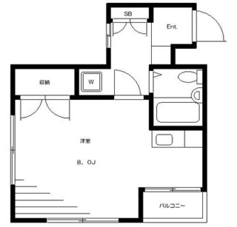 東京都北区田端１丁目 賃貸マンション 1R