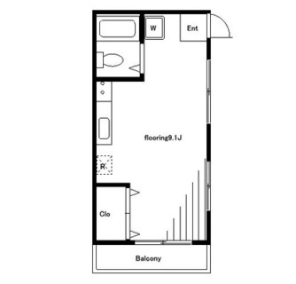 東京都北区田端新町３丁目 賃貸マンション 1R