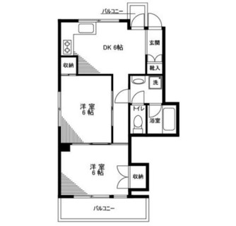 東京都北区東十条４丁目 賃貸マンション 2DK