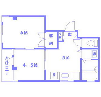 東京都北区東十条１丁目 賃貸マンション 2K