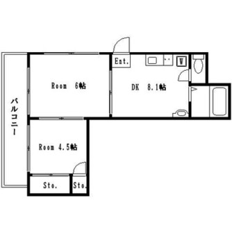 東京都北区西ヶ原１丁目 賃貸マンション 2DK