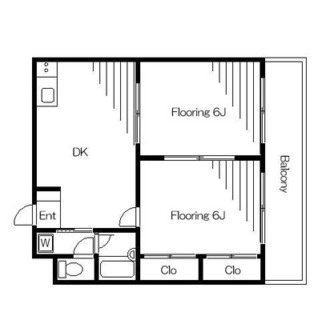 東京都北区東十条６丁目 賃貸マンション 2DK