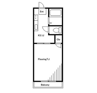 東京都北区栄町 賃貸マンション 1K