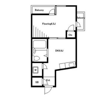 東京都北区滝野川１丁目 賃貸マンション 1DK