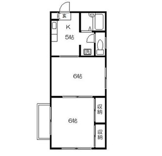 東京都北区岸町１丁目 賃貸マンション 2K