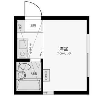 東京都北区上中里３丁目 賃貸アパート 1R