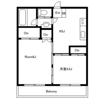 東京都北区上十条１丁目 賃貸マンション 2K