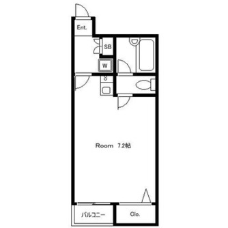 東京都北区田端新町２丁目 賃貸マンション 1R